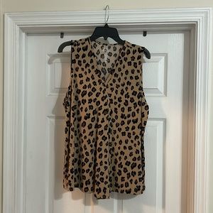Croft and Barrow sleeveless top size XL